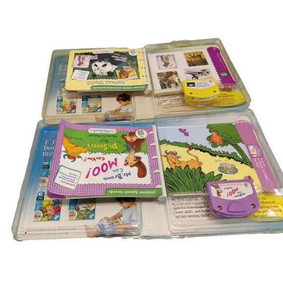 Leap Frog Little Touch Library Lot Of 5 Books & Cartridges - Infant & Toddler - Picture 4 of 5